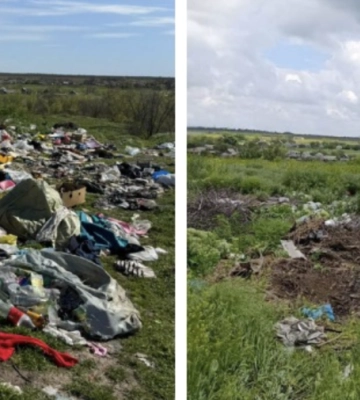 На Одещині ліквідували стихійне звалище після скарг людей