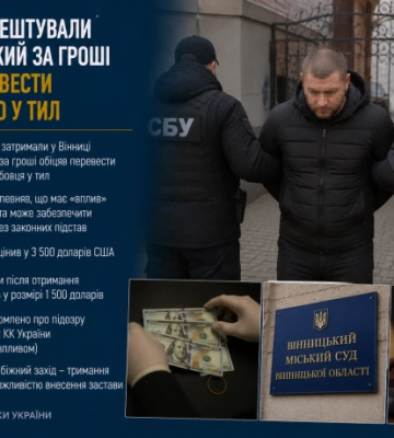 У Вінниці арештували чоловіка, який за гроші обіцяв перевести військового у тил