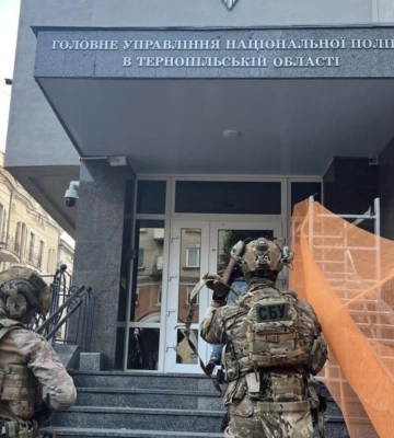 У головному управлінні поліції Тернопільщини проходять обшуки
