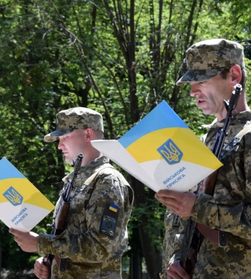 У Луцьку новобранці Волинського прикордонного загону склали присягу 