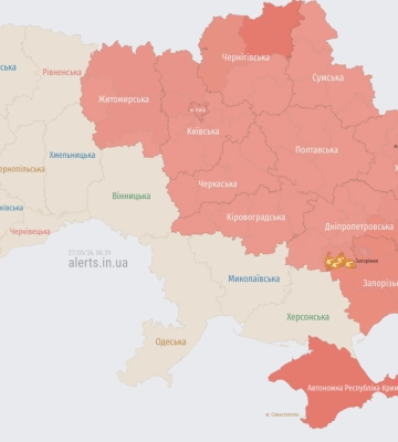 В Киеве объявляли тревогу из-за угрозы баллистики