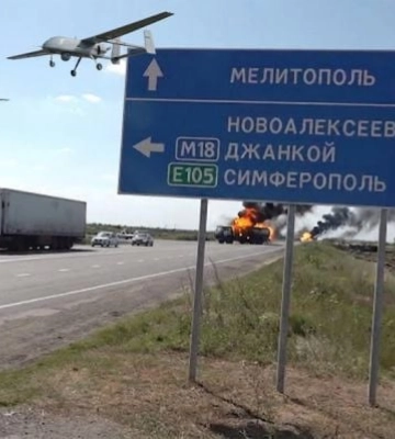 Килл-зоны по трем направлениям: трассы под Мелитополем оккупанты объявили зоной смертельной опасности