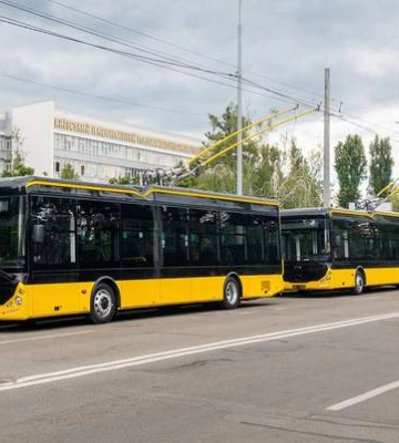 Киев впервые за пять лет получает новые троллейбусы