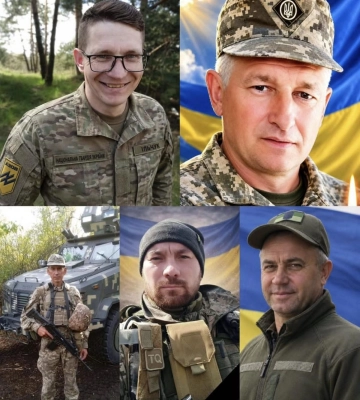 Рівненщина попрощалася з п’ятьма захисниками України