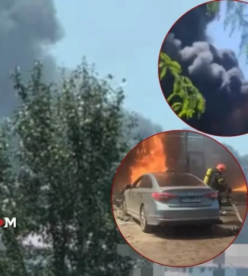 Росіяни вдарили по Одесі: є поранені, виникли пожежі (відео)