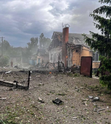 РФ атакувала Павлоград: пошкоджено 6 осель. ФОТОрепортаж