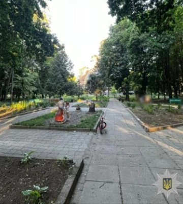 На Львовщине 10-летний мальчик наехал велосипедом на 3-летнего ребенка
