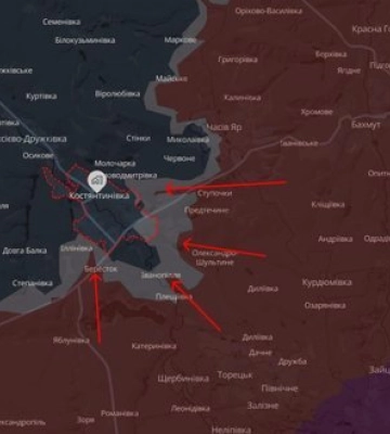 Покровськ–Мирноград–Костянтинівка: DeepState про ситуацію на фронті та тиск РФ на агломерацію