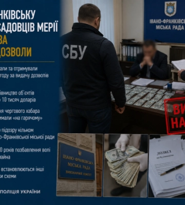 Кого з посадовців Івано-Франківської мерії викрили на “будівельних” хабарях