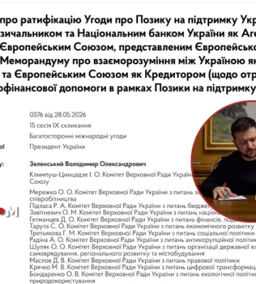 Зеленський подав до Ради ратифікацію кредиту від ЄС на €90 млрд