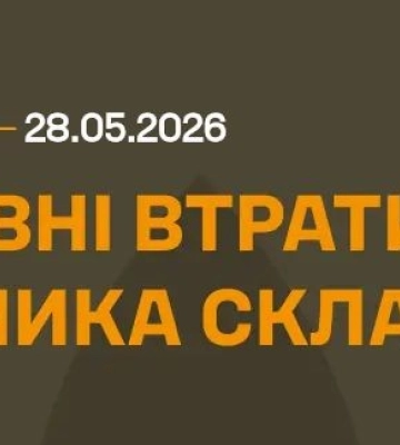 Армія РФ за добу війни в Україні втратила 1160 військових, 42 артсистеми і 7 бронемашин