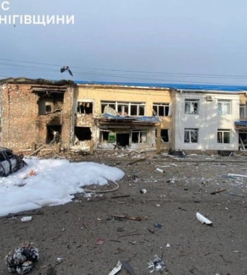 Російський безпілотник атакував відпочинковий комплекс на Чернігівщині, 1 людина постраждала