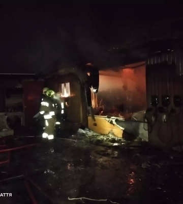 Вогнеборці ліквідували пожежу надвірної споруди на Берегівщині