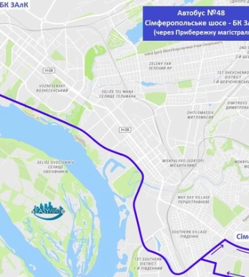 У Запоріжжі запускають новий автобусний маршрут №48: схема руху і точна дата