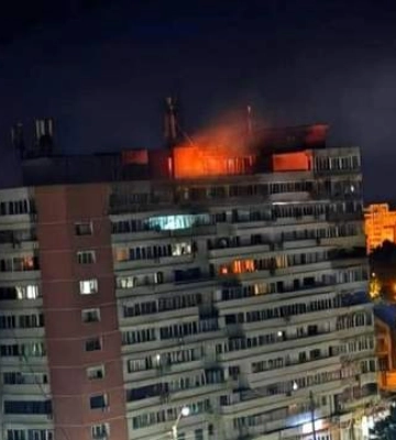 У румунському місті Галац російський БпЛА врізався у багатоповерхівку