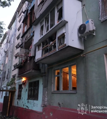 Атака на Запоріжжя: є поранені, пошкоджена багатоповерхівка