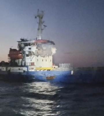 Россия атаковала турецкое судно, которое шло из Одесской области, — ВМС Украины