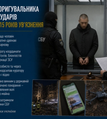 У Харкові коригувальника російських ударів засудили до 15 років ув’язнення