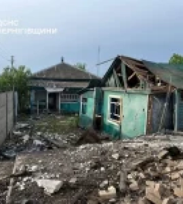 Російський БпЛА обстріляв відпочинковий комплекс на Чернігівщині