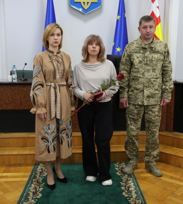 У Луцьку родини полеглих Героїв отримали їхні нагороди