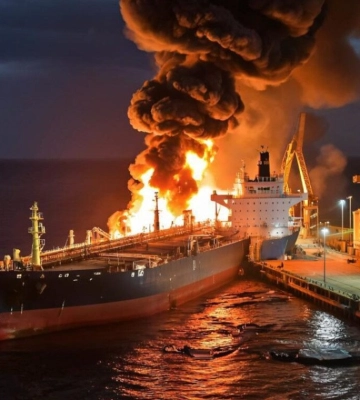 Сили оборони уразили танкер тіньового флоту та нафтобази в Криму та Таганрозі