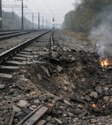 Дрон атакував електровоз у Запоріжжі: що врятувало локомотивну бригаду