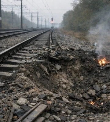 Удар по залізниці в Запоріжжі: загинув машиніст, ще двоє працівників поранені