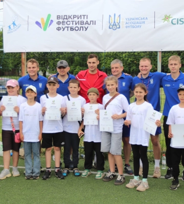 На Золотоніщині провели відкритий фестиваль футболу для дітей