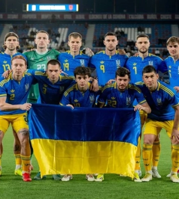 Футбольна збірна України оприлюднила стартовий склад на дебютний матч Мальдери