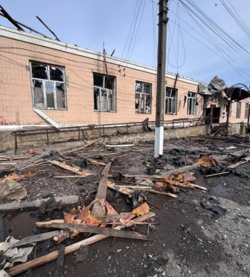 Российская атака повредила краеведческий музей в Конотопе