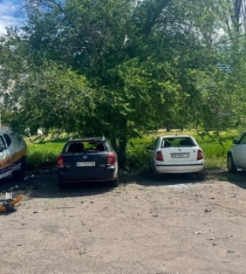 Окупанти атакували Краматорськ дроном: влучання в службовий автомобіль 