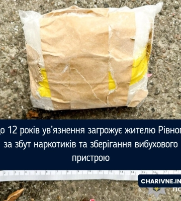 У Рівному судитимуть чоловіка, якого викрили на збуті психотропів та зберіганні вибухового пристрою
