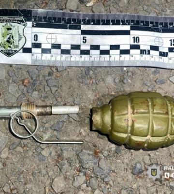 Граната у дверцятах, пістолет – поруч: уночі під Луцьком п'яний озброєний чоловік протаранив паркан