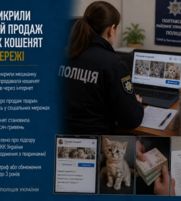 У Полтаві викрили нелегальний продаж породистих кошенят через соцмережі