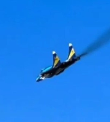 Пілот винищувача МіГ-29 наздогнав і збив російський Шахед над Рівненщиною. ВIДЕО