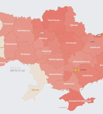 Россия атакует Украину БПЛА и запустила Калибры