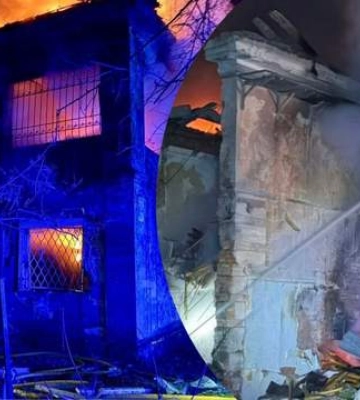 У Дніпрі через атаку росіян частково зруйнований двоповерховий будинок