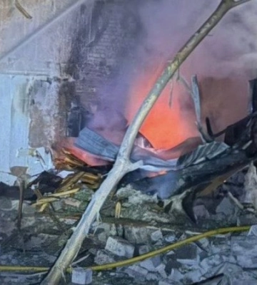 У Дніпрі через російську атаку загинула жінка, зруйновано будинок