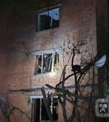 Унаслідок повторної атаки БпЛА на Харківщині спалахнула пожежа на підприємстві
