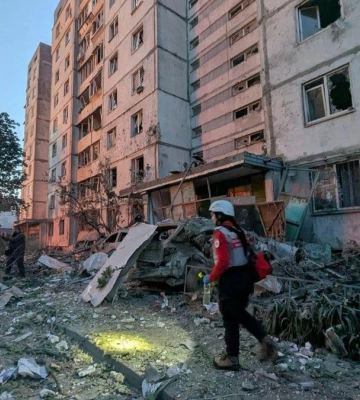 УКК помог пострадавшим после российских воздушных атак на Киев и Днепр