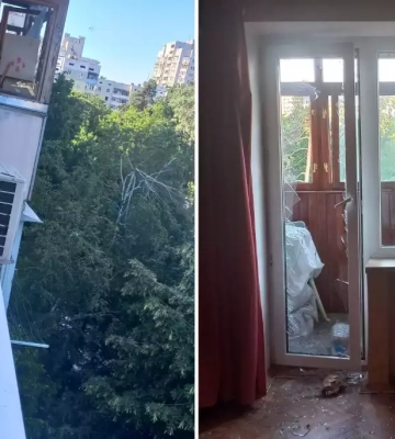 Унаслідок російського обстрілу Києва постраждала квартира журналістки Надії Оненко