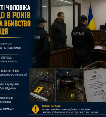 На Закарпатті чоловіка засудили до 8 років за замах на вбивство підприємця