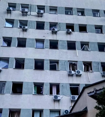 Російський удар по Києву: пошкоджено IT-парк UNIT.City