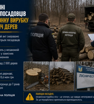 На Херсонщині судитимуть посадовців через незаконну вирубку понад 2 тисяч дерев