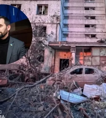 Ракета дивом не влучила у під’їзд на Виноградарі в Києві
