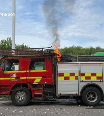 Росіяни вдарили по АЗС у Запорізькому районі
