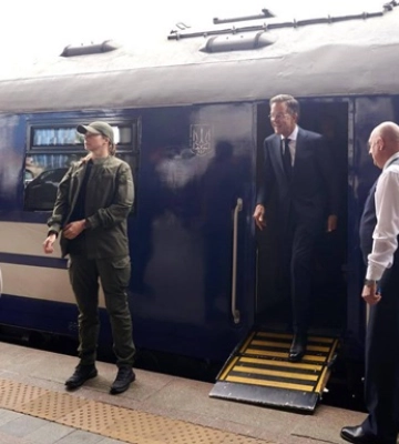 Генеральный секретарь НАТО Марк Рютте прибыл в Киев с незапланированным визитом