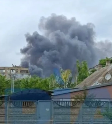 Дроны атаковали Мелитополь, оккупанты стреляли по ним из пулемётов прямо на проспекте. ВИДЕО