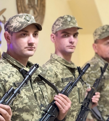 На Одещині прикордонники-новобранці склали військову присягу