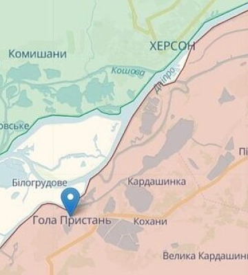 В Херсонской области от автоматной очереди погибла женщина, которая переплывала на лодке Днепр